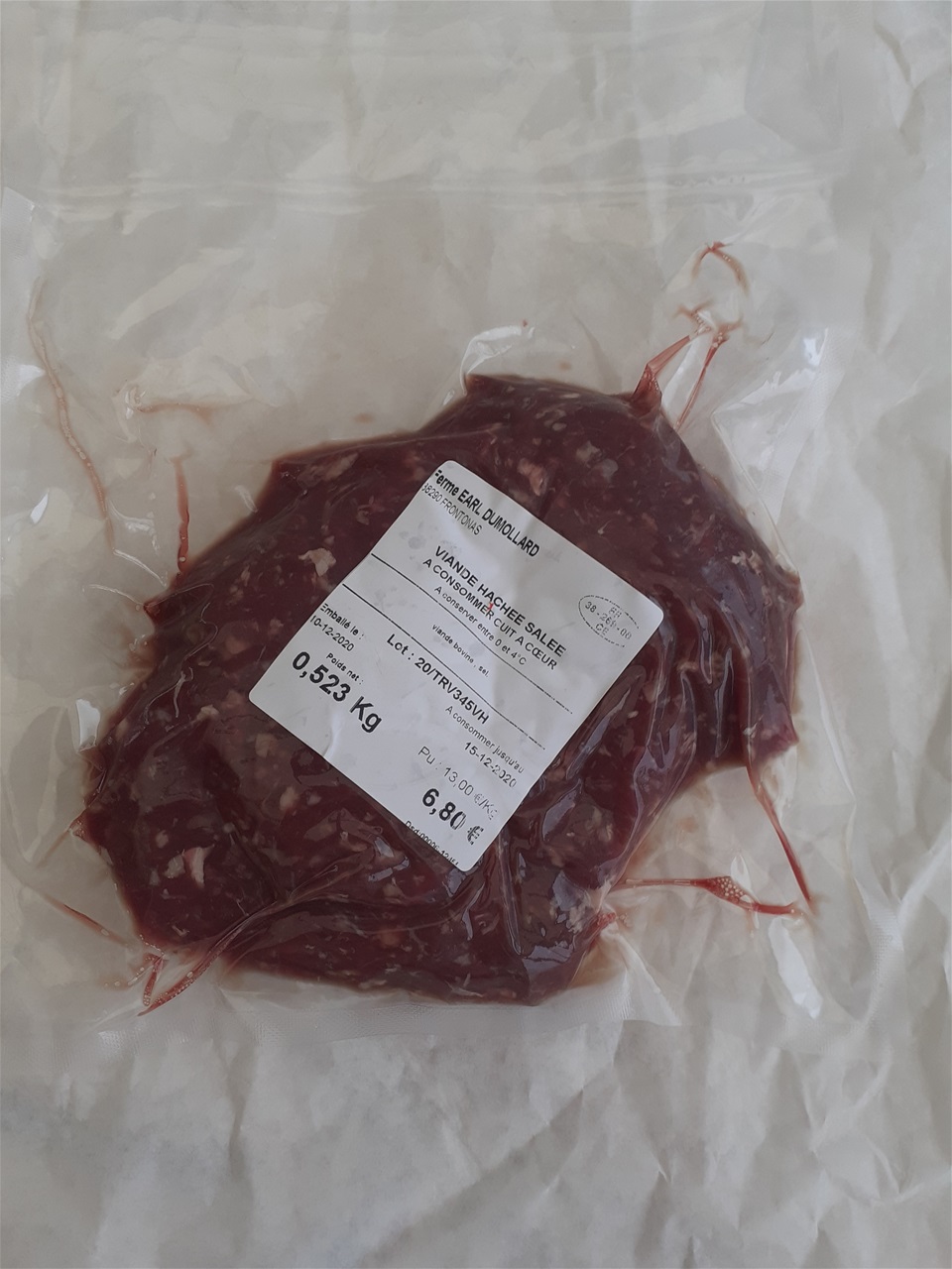 Viande hachée